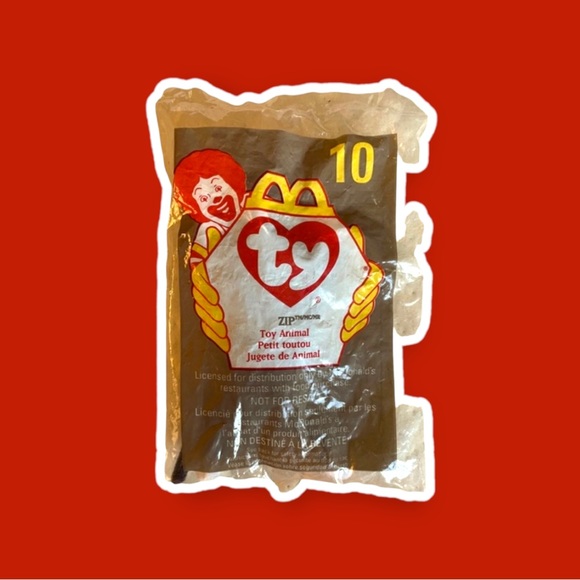 McDonald's Toy Animal #10 Zip Happy Meal Plush Toy - Picture 1 of 2